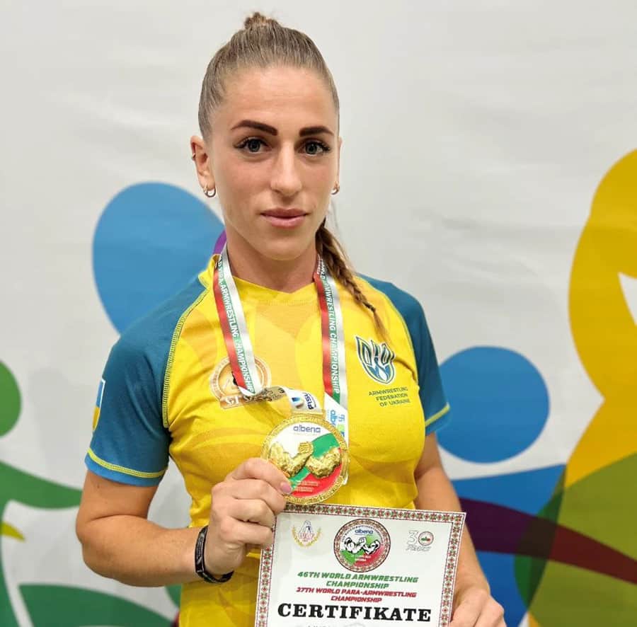 Спортсмени з Полтавщини завоювали три медалі на чемпіонаті світу з армреслінгу