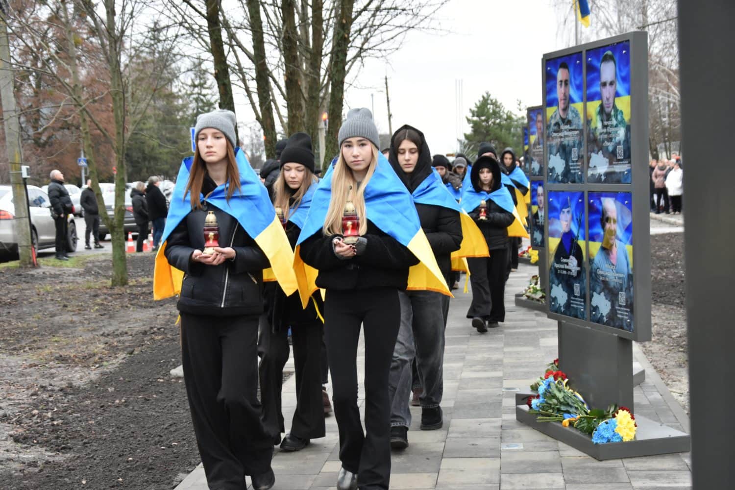 На Полтавщині відкрили Алею Слави