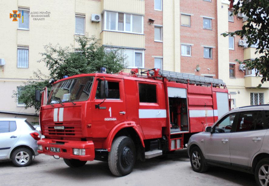 У Полтаві пожежа на балконі