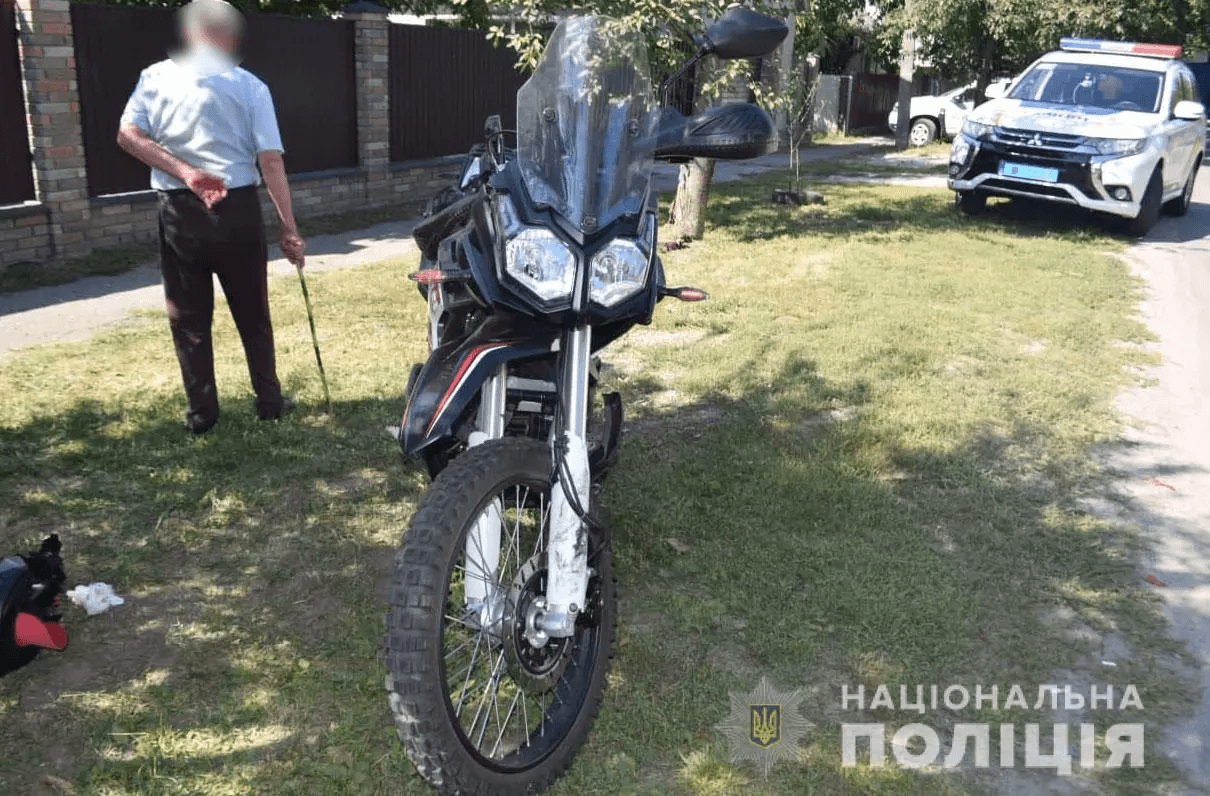 Аварія в Лубнах: мотоцикліст в лікарні