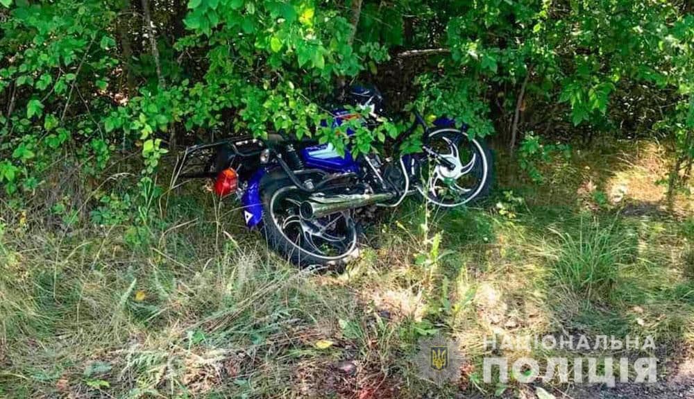 На Полтавщині сталася ДТП за участі мотоцикліста: водій двоколісного в лікарні