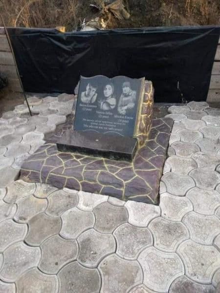 На фронті встановили пам’ятник загиблому бійцю з Полтавщини