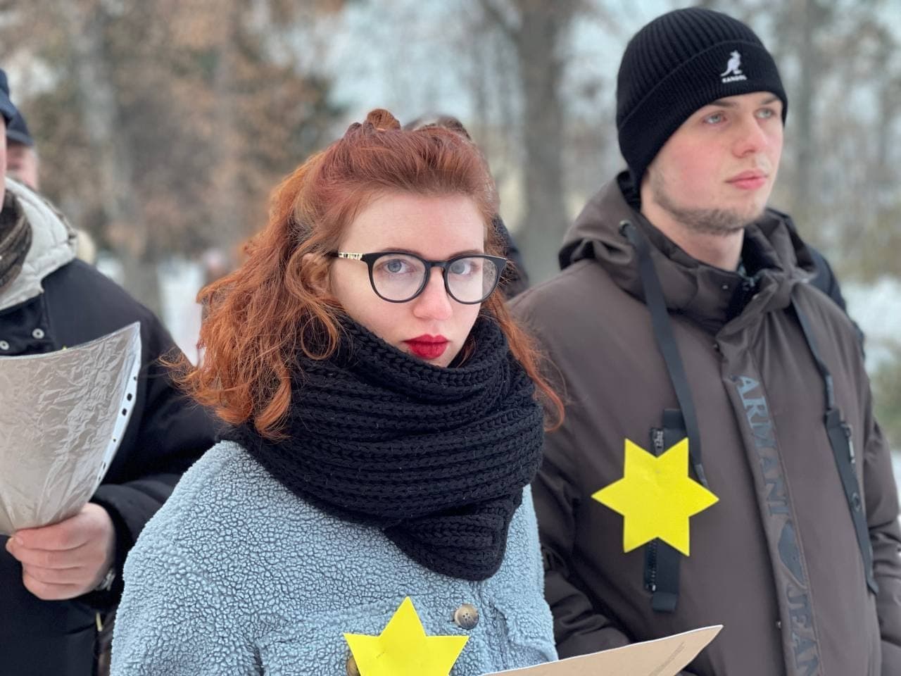 Жовта зірка пам'яті: у Полтаві вшанували жертв Голокосту. ФОТОРЕПОРТАЖ