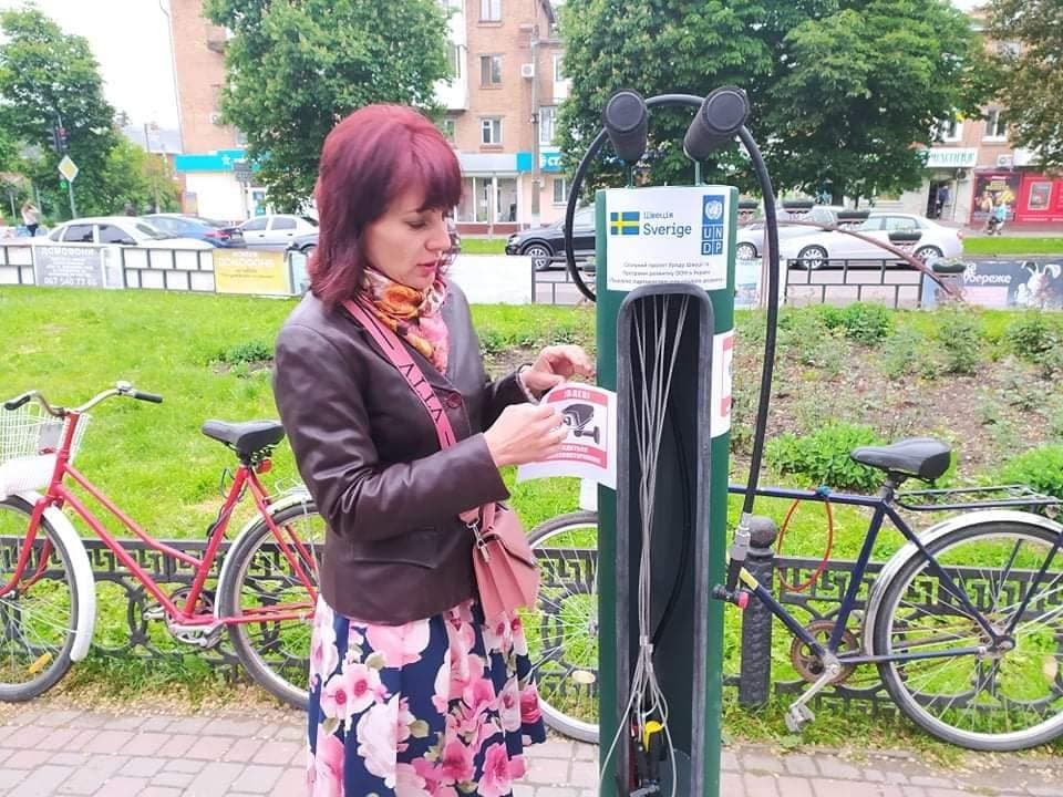 У Миргороді відкрили перше велоСТО