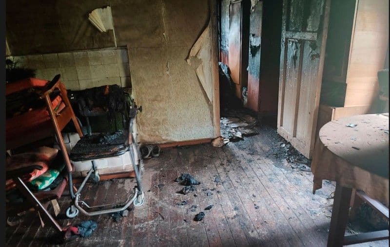 На Полтавщині сталась пожежа: загинула власниця будинку