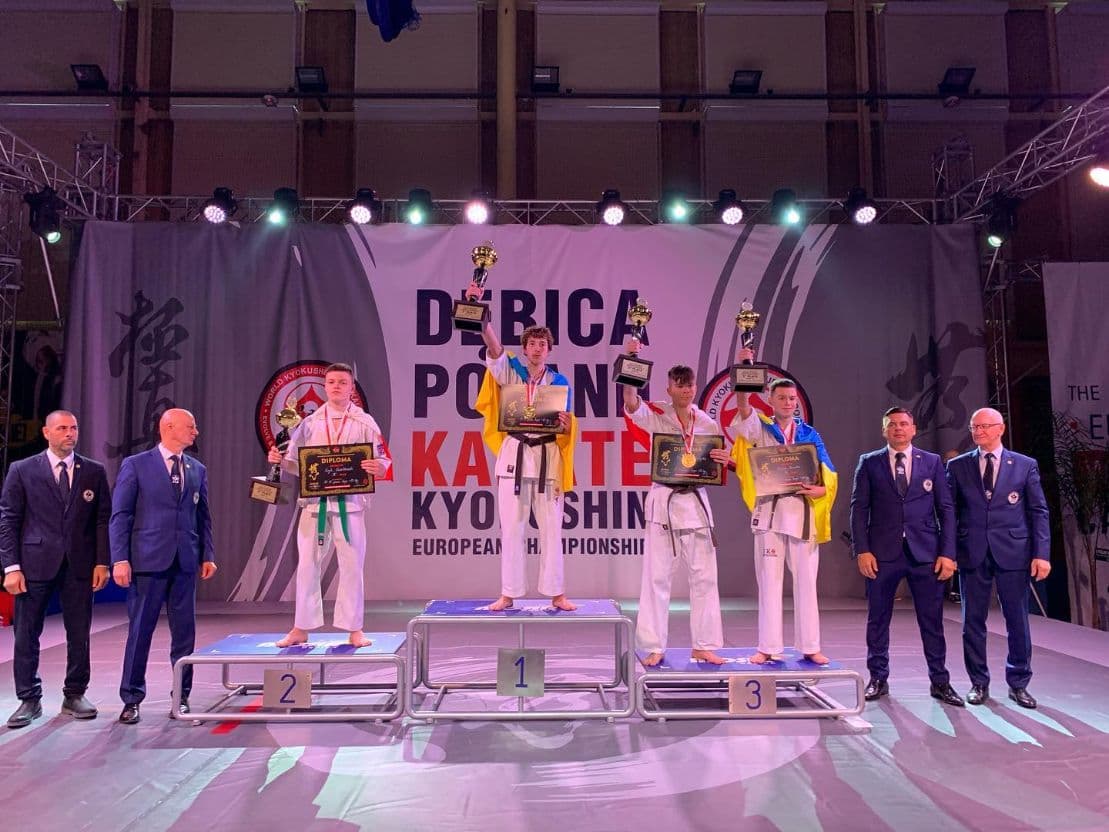Полтавські каратисти вибороли призові місця на Чемпіонаті Європи