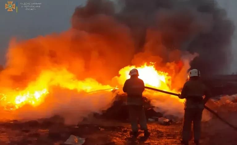 Під Полтавою знову горіло міське сміттєзвалище