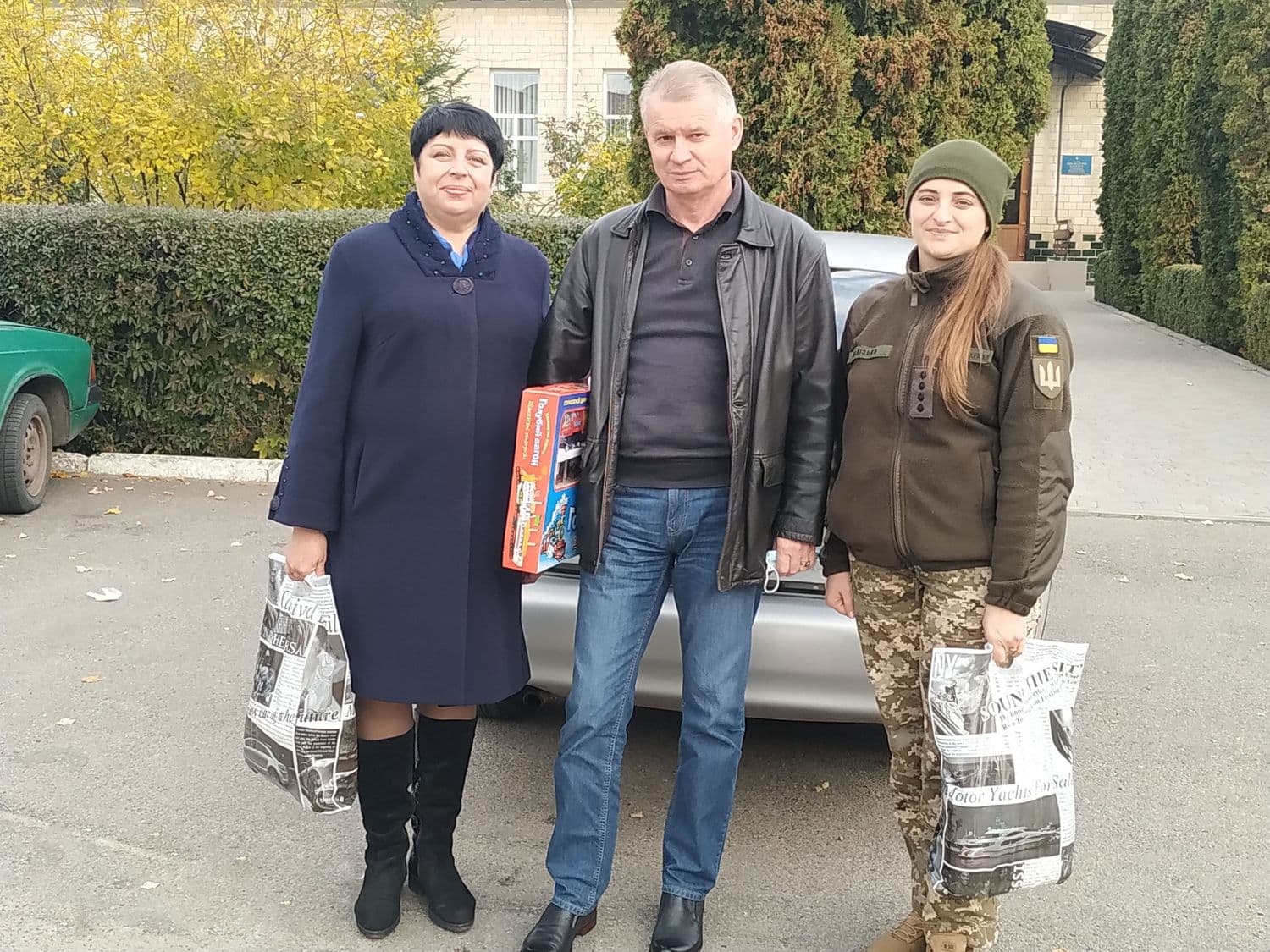 На Гадяччині родинам загиблих військових вручили продуктові набори