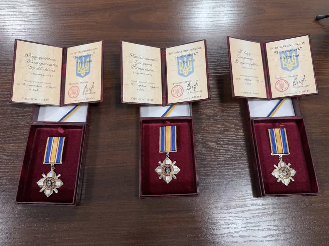 Трьох воїнів з Полтавщини посмертно нагородили орденами