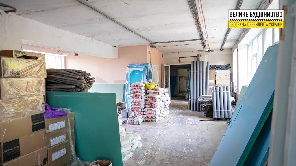 У Диканьці продовжуються ремонтні роботи в НВК імені М. В. Гоголя