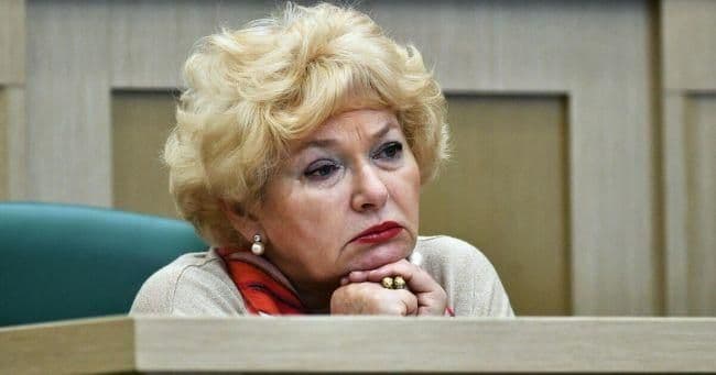 Російська сенаторка Нарусова оприлюднила жахливі втрати армії РФ