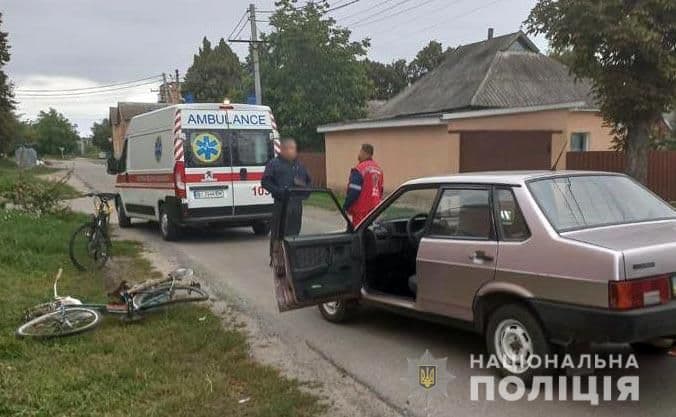 На Полтавщині «дев'яносто дев'ятка» збила жінку на велосипеді