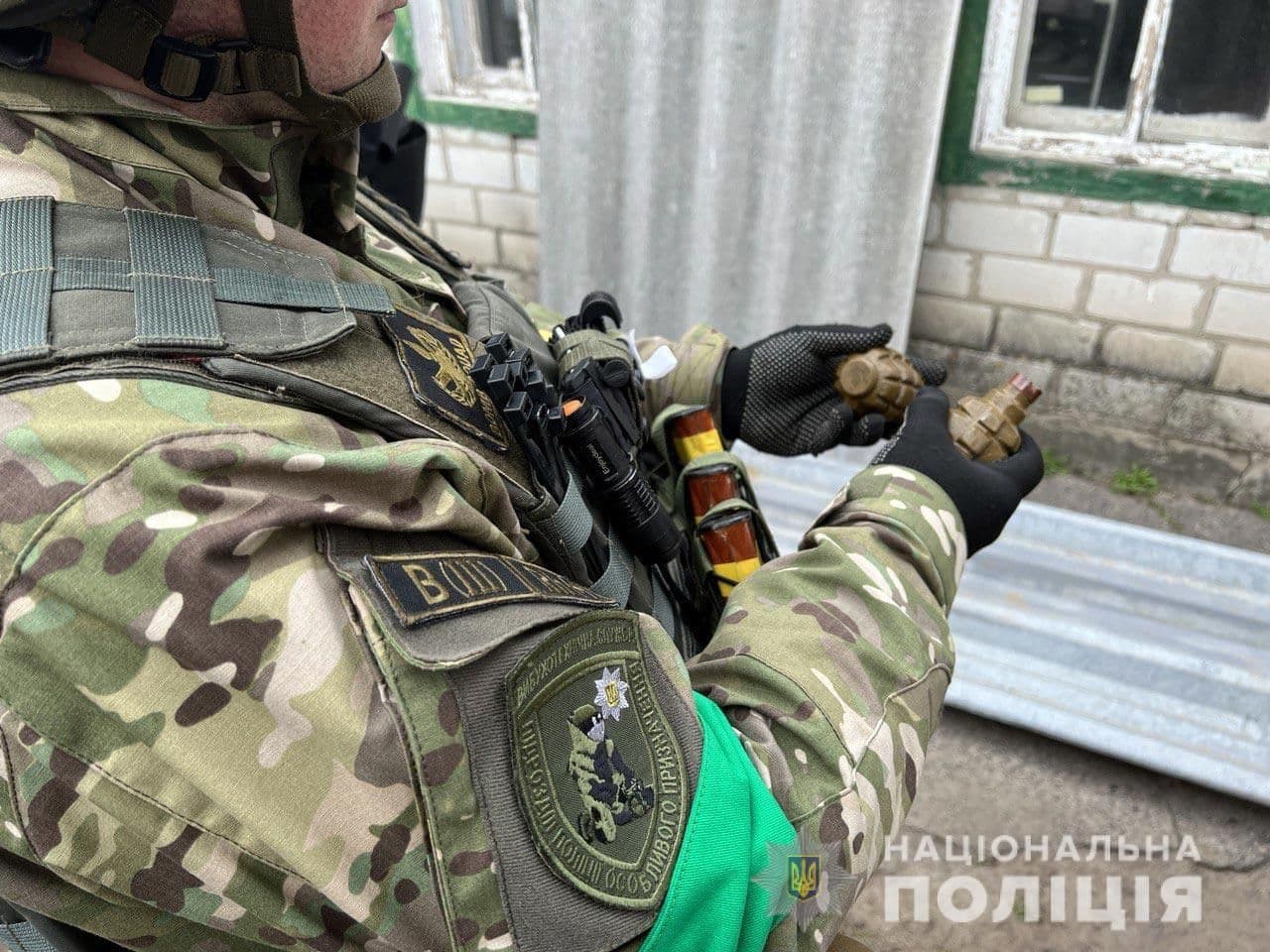 У Кременчуцькому районі поліція вилучила в чоловіка дві гранати