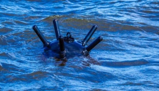 До узбережжя Одещини винесло російську міну: вона здетонувала