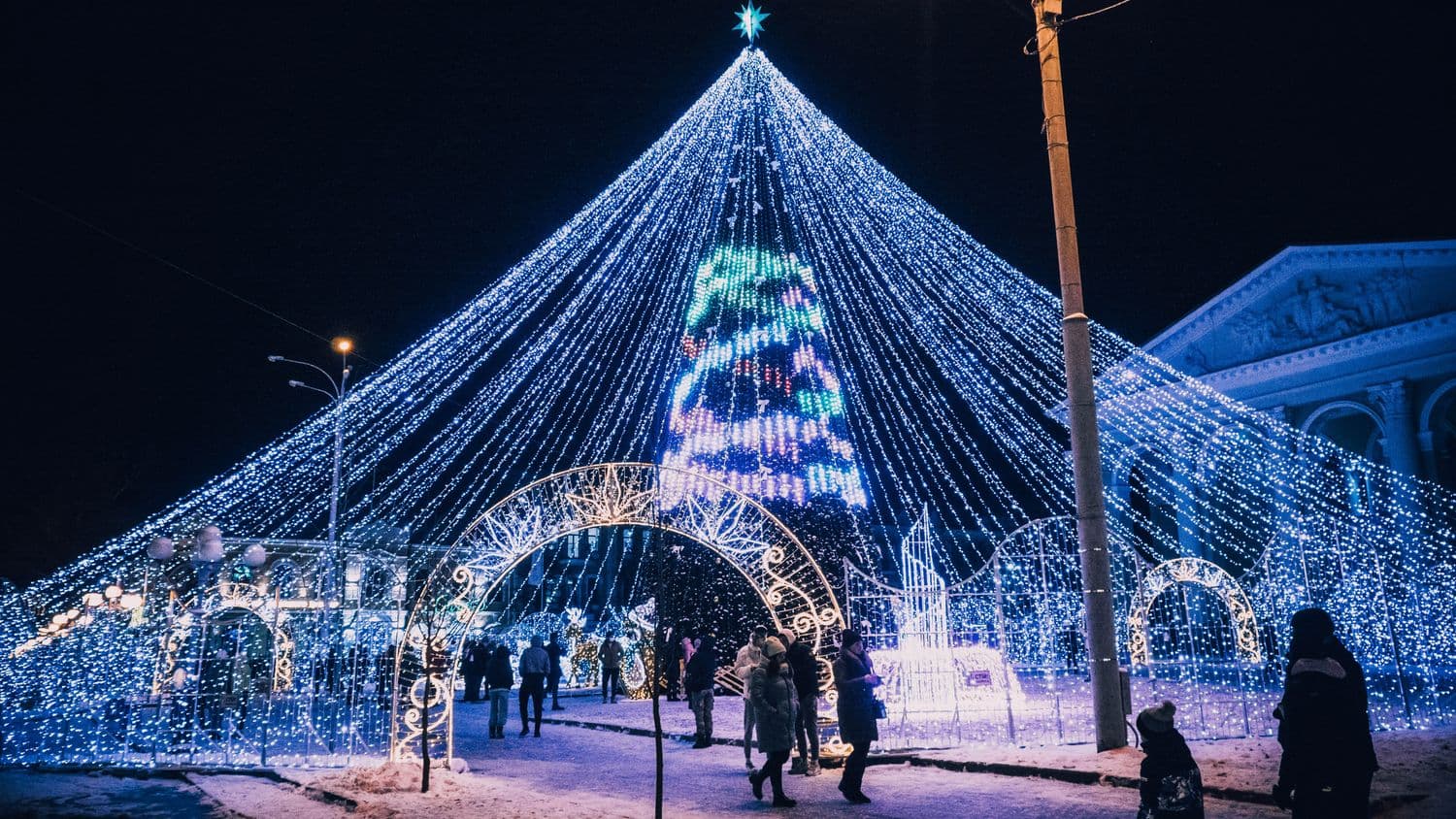 Головна ялинка Полтави посіла друге місце у всеукраїнському голосуванні