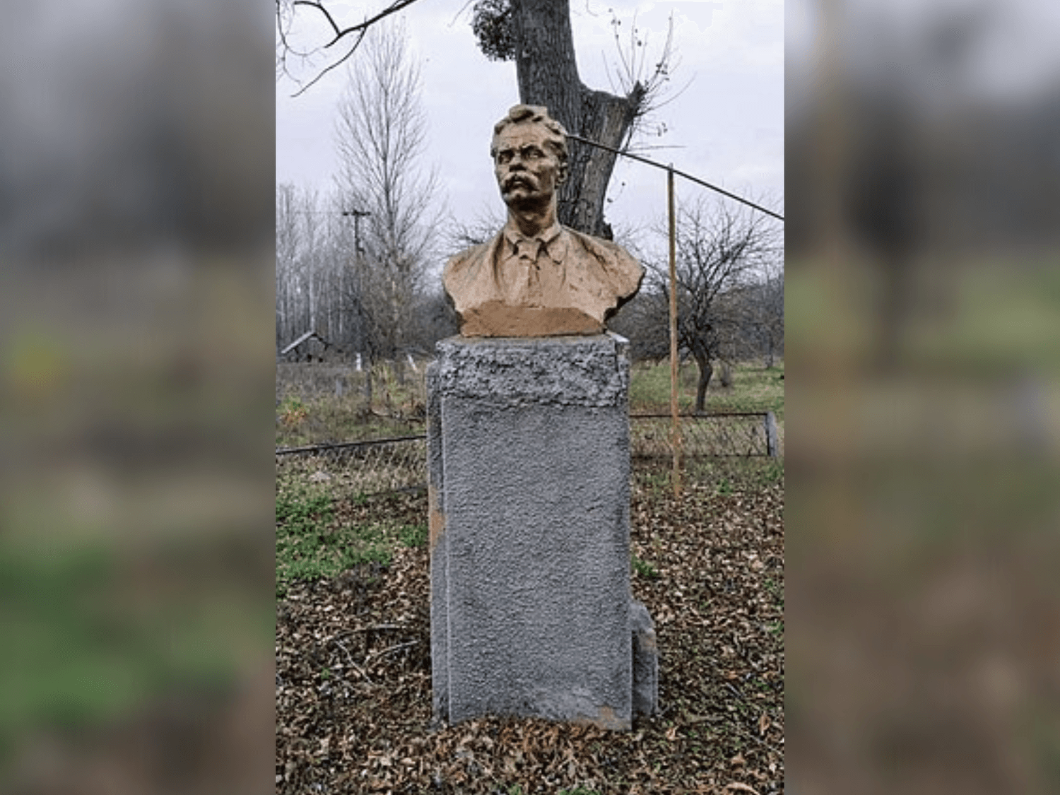 У селі на Лубенщині демонтують пам'ятник російському письменнику