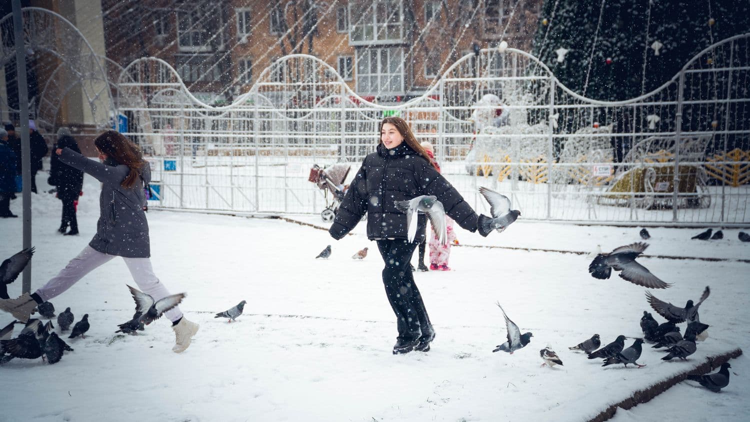 У Полтаву прийшла сніжна зима. ФОТОРЕПОРТАЖ