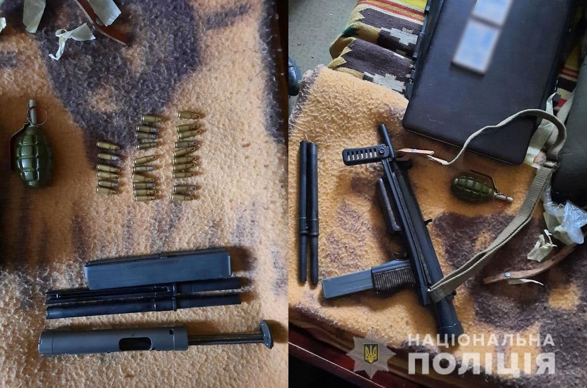 Автомати, гранати та набої: на Полтавщині поліціянти зі СБУ затримали жителів області, які торгували зброєю