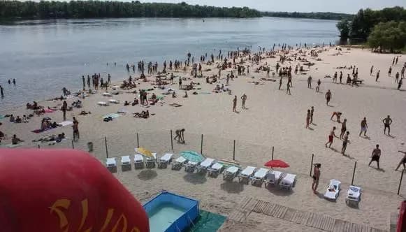 На пляжах Кременчука кишкова паличка перевищує норму