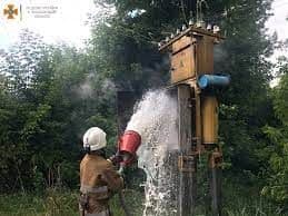 У Кременчуцькому районі горіла трансформаторна підстанція