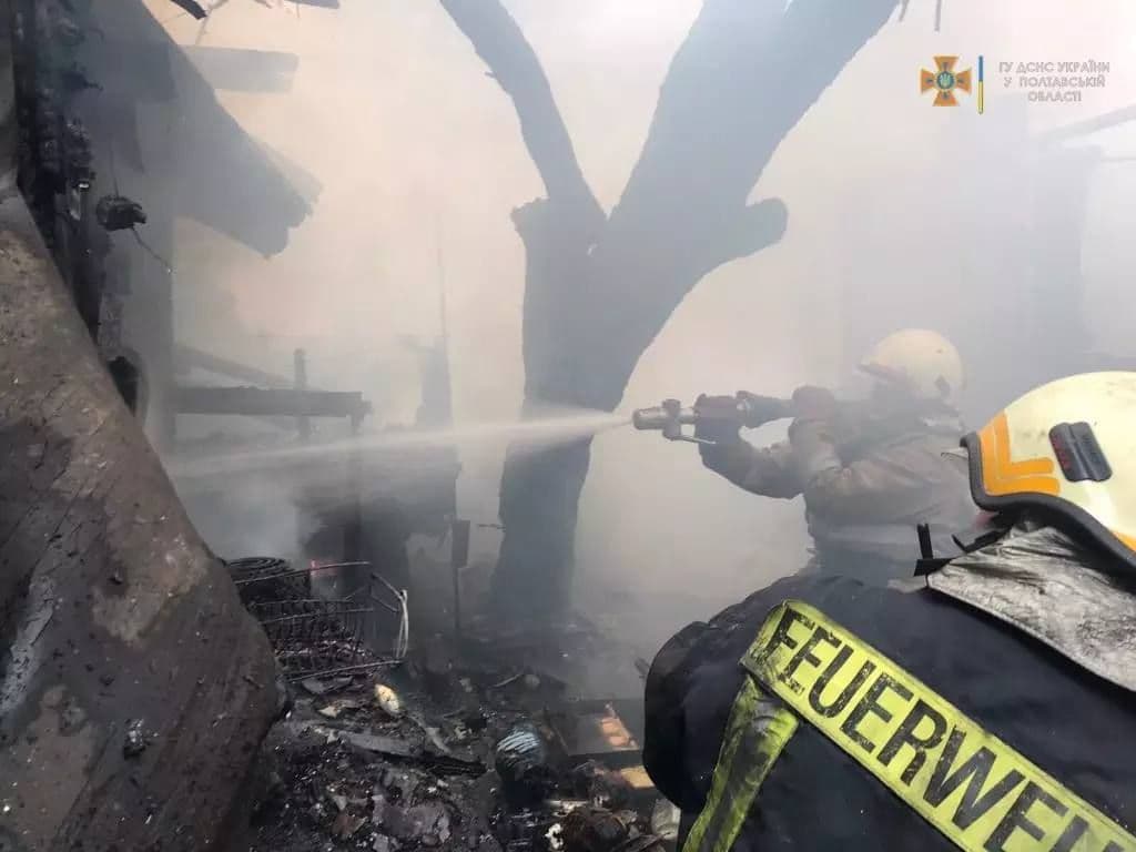 У Горішніх Плавнях горіла дача