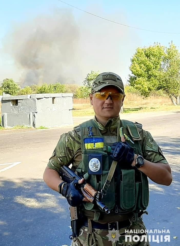 На початку вторгнення у Полтаві розстріляли машину місцевого поліцейського
