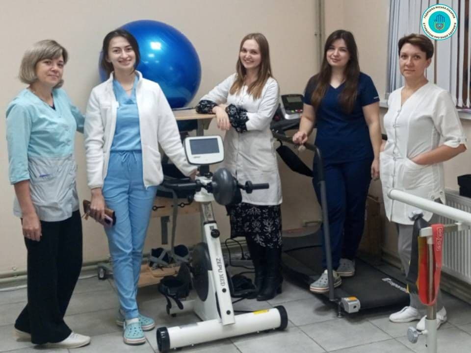 Гадяцька лікарня отримала обладнання для реабілітації постраждалих внаслідок війни