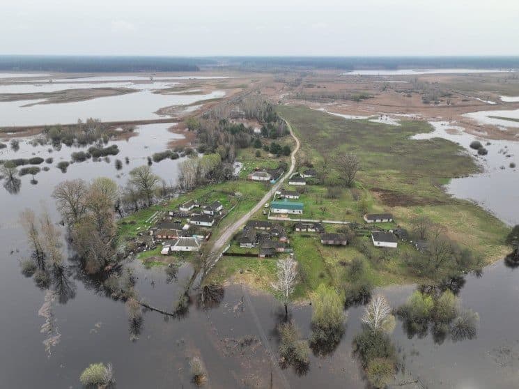 У Полтавській області затопило 107 домогосподарств і два будинки