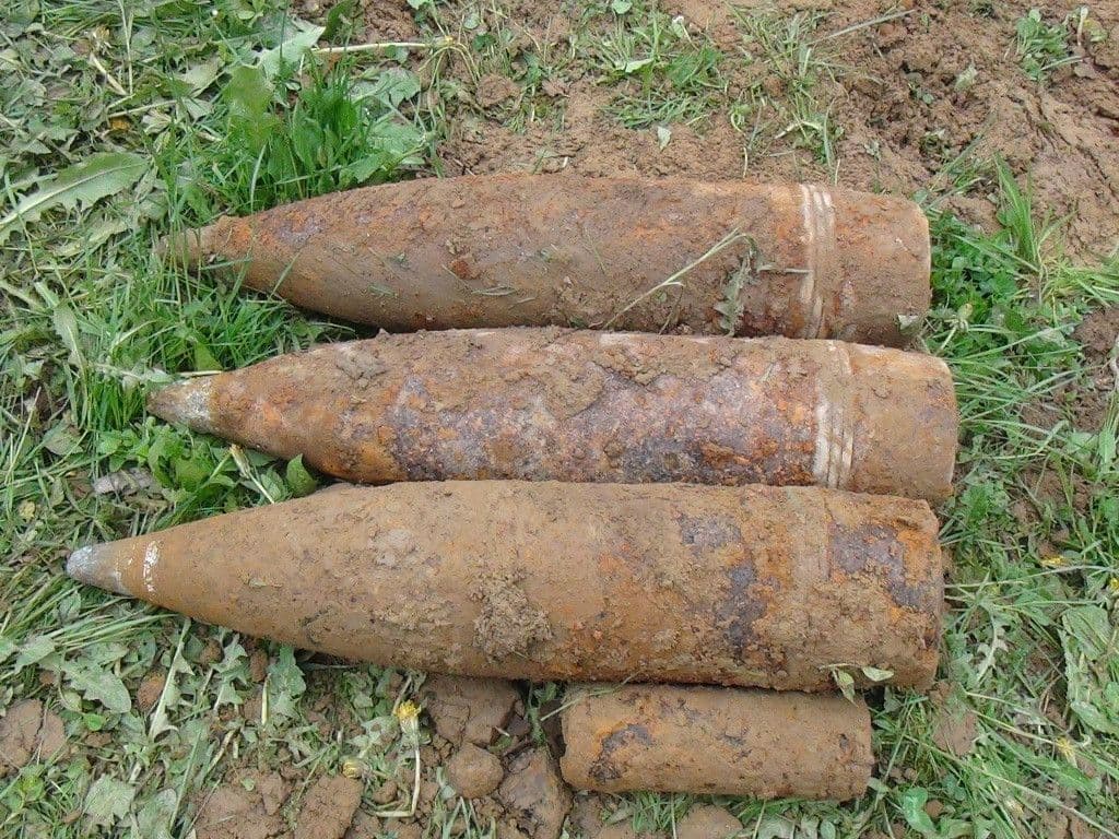 На Полтавщині знайшли три вибухові снаряди