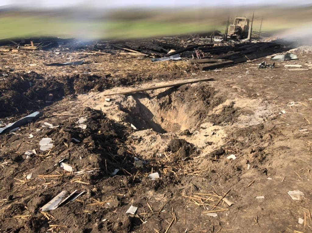 Оприлюднили фото наслідків нічного ворожого удару на Полтавщині