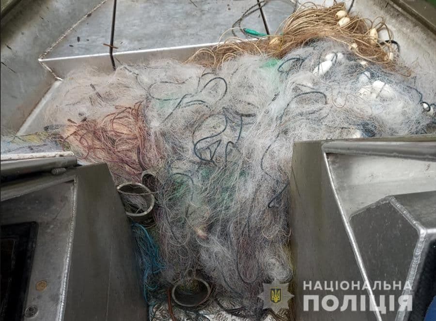 Водна поліція на Полтавщині виявила 18 сіток довжиною майже в кілометр