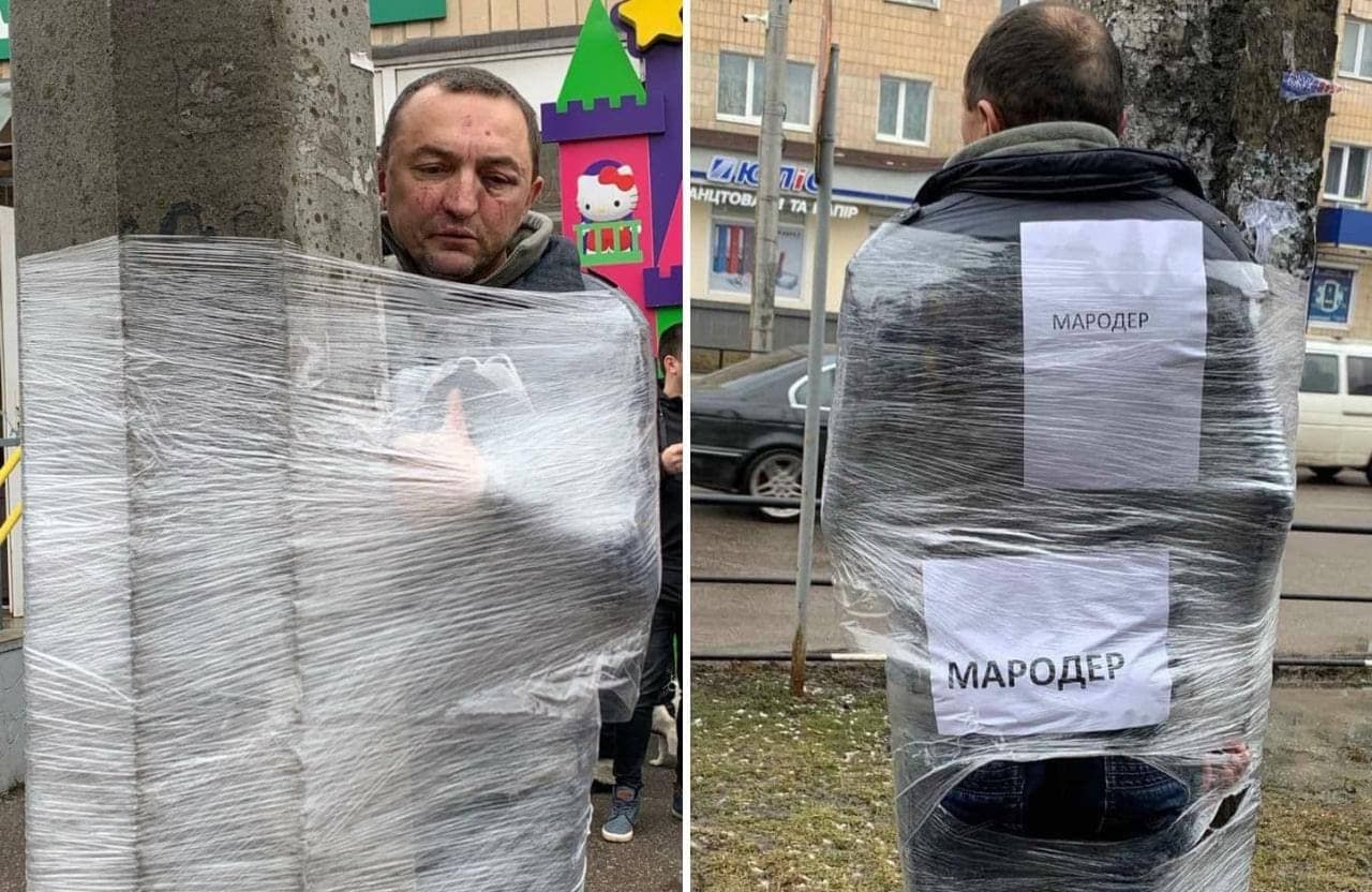 У Полтаві зловили першого мародера (відео)