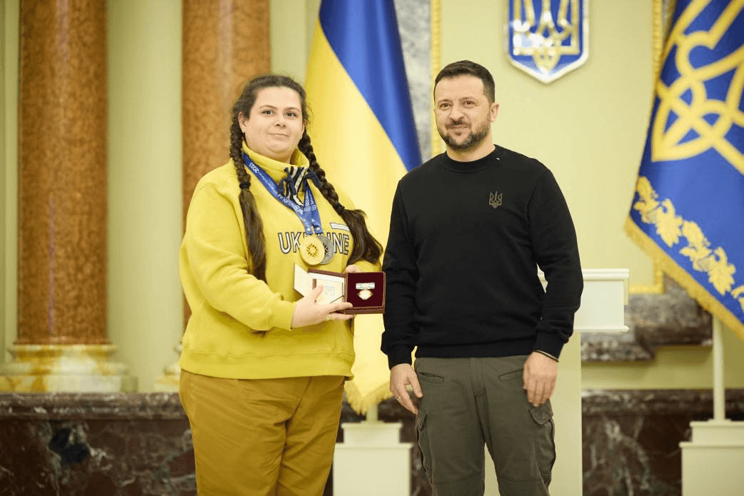 Володимир Зеленський нагородив шахістку з Полтавщини орденом княгині Ольги