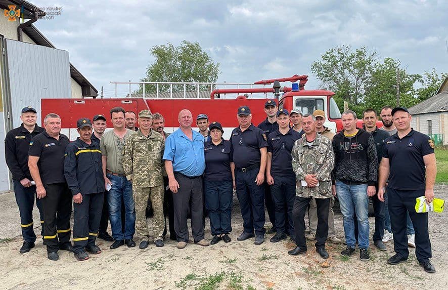 На Полтавщині сформували підрозділ добровільної пожежної охорони