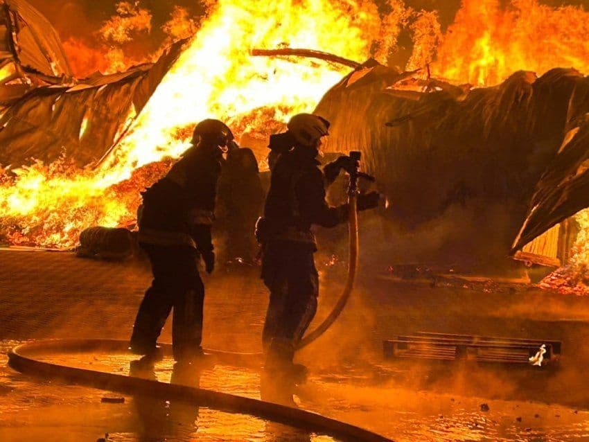 Росіяни влучили у складське приміщення на Полтавщині