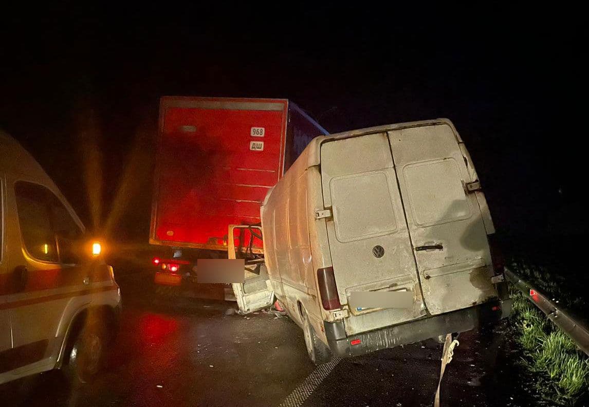 На Полтавщині в аварії загинув водій мікроавтобуса