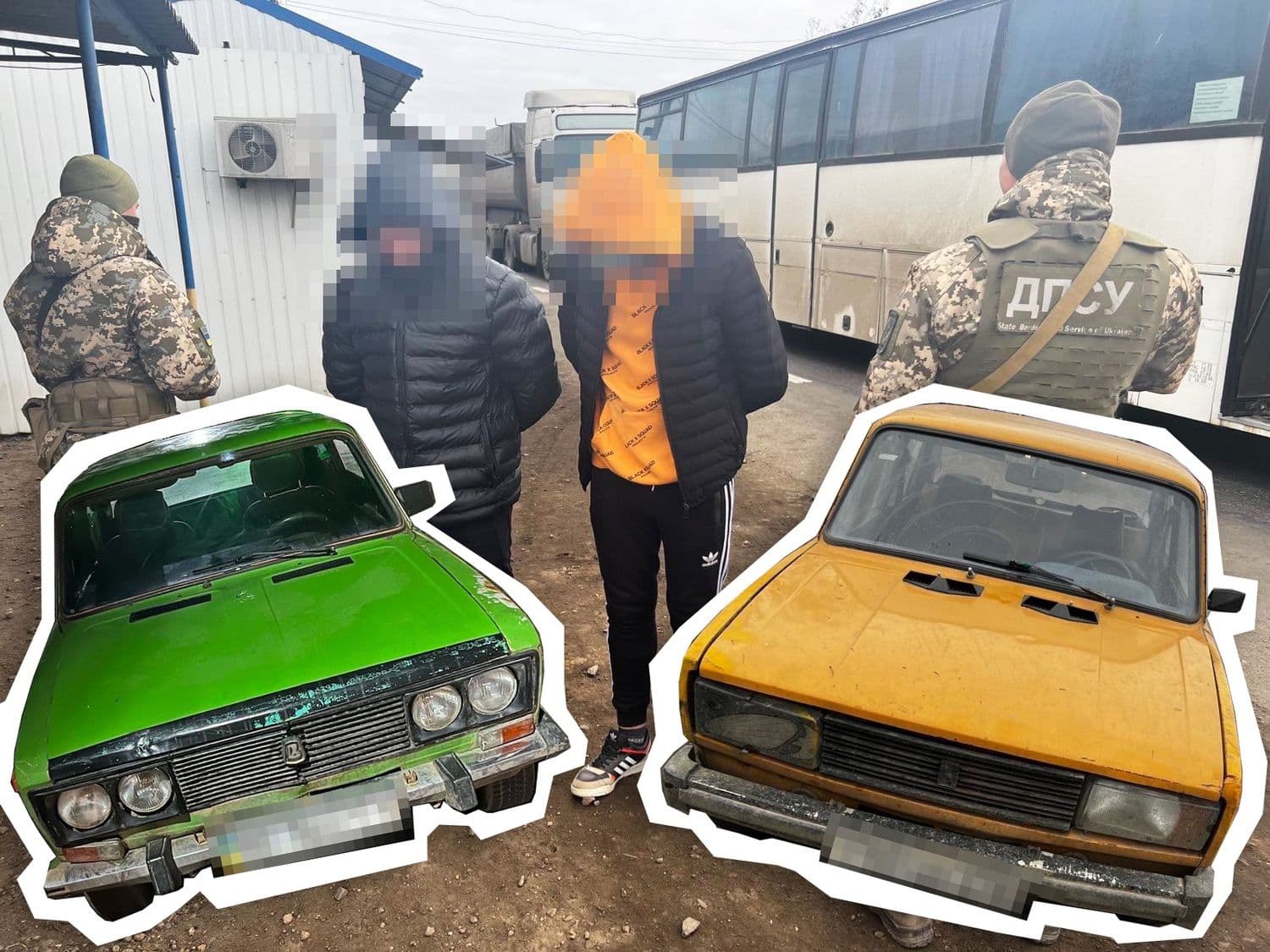 Хотіли кинути й втекти — полтавців на розбитій автівці впіймали прикордонники