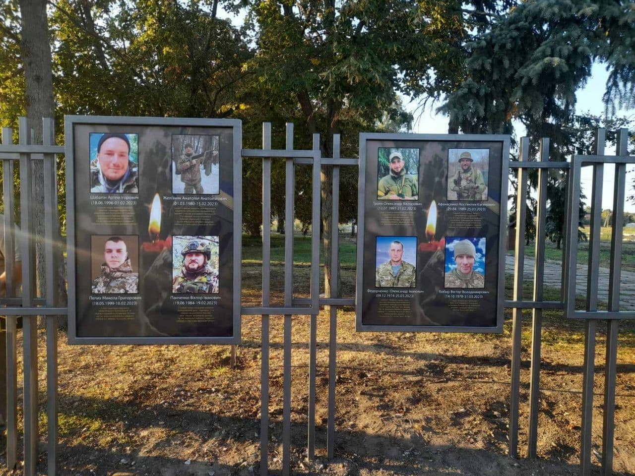 У Миргороді облаштували алею на честь загиблих воїнів