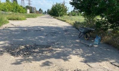 Невідомі викрали матеріали для ремонту дороги