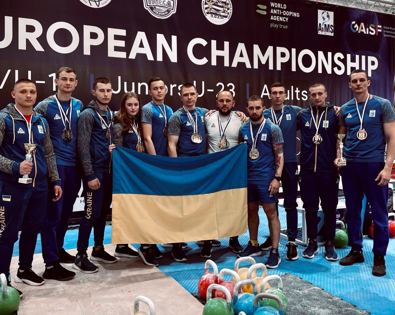 Гирьовики з Полтавщини здобули 31 «золото» на чемпіонаті Європи
