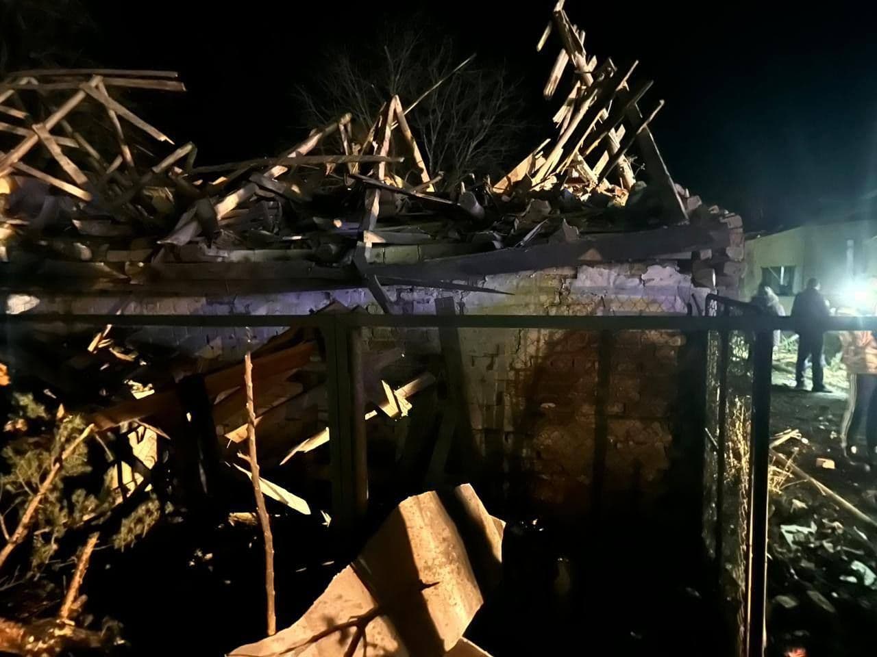 З'явились фото після ракетної атаки по Миргородському району