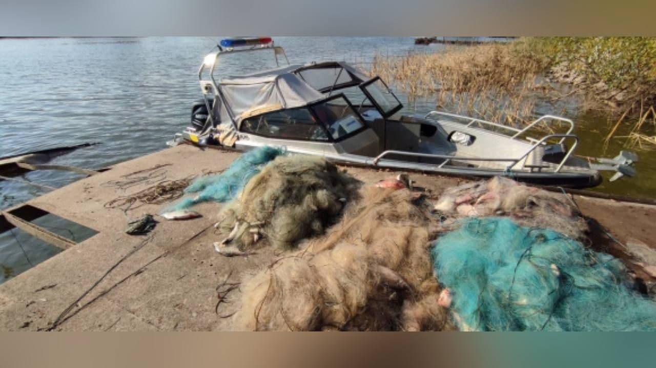 З Кременчуцького водосховища вилучили 800 метрів браконьєрських сіток