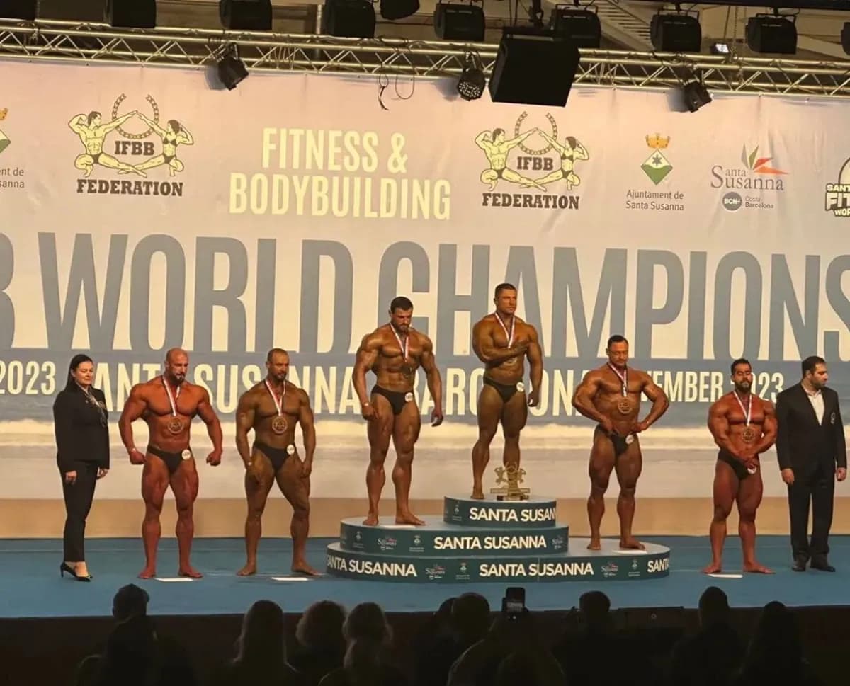 Спортсмени з Полтавщини здобули кілька нагород на чемпіонаті світу з бодібілдингу