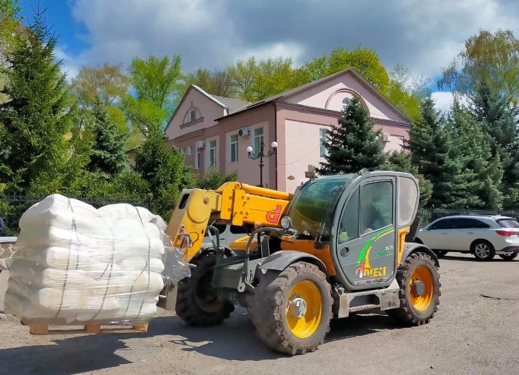 Полтавщина отримала першу партію продуктів для переселенців за програмою ООН