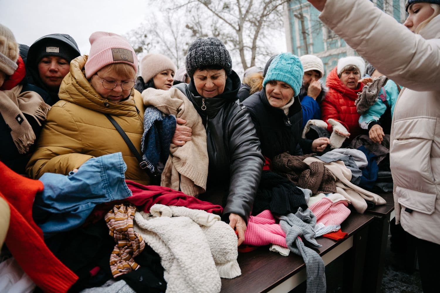 У Полтаві переселенцям видаватимуть теплий одяг