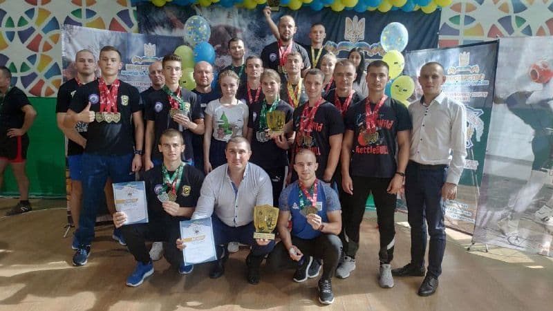 Збірна Полтавщини посіла перше місце на Чемпіонаті України з гирьового спорту