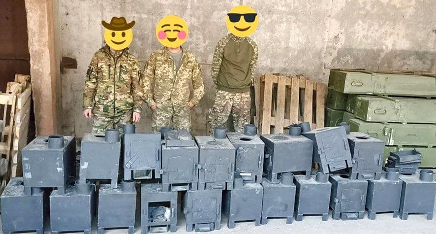 Рятувальники Полтавщини передали військовим 20 «буржуйок»