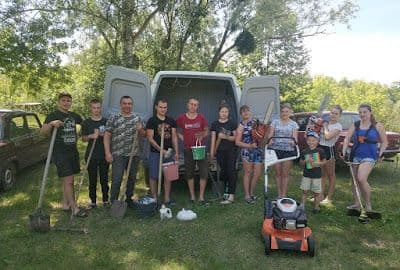 У Ковалівці прибрали місцевий пляж
