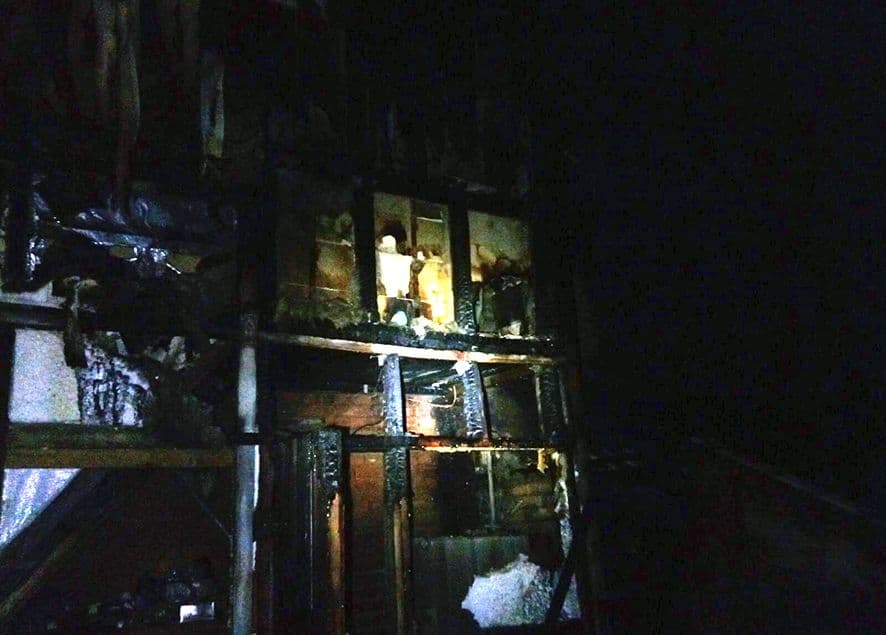 У Полтаві горів житловий будинок