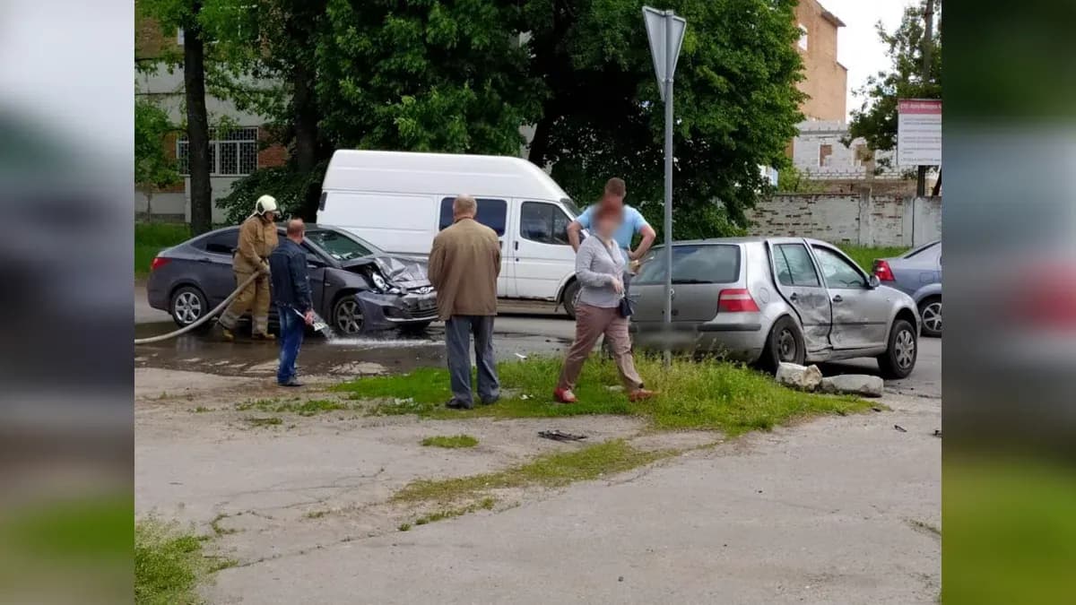У Полтаві виникла потрійна ДТП